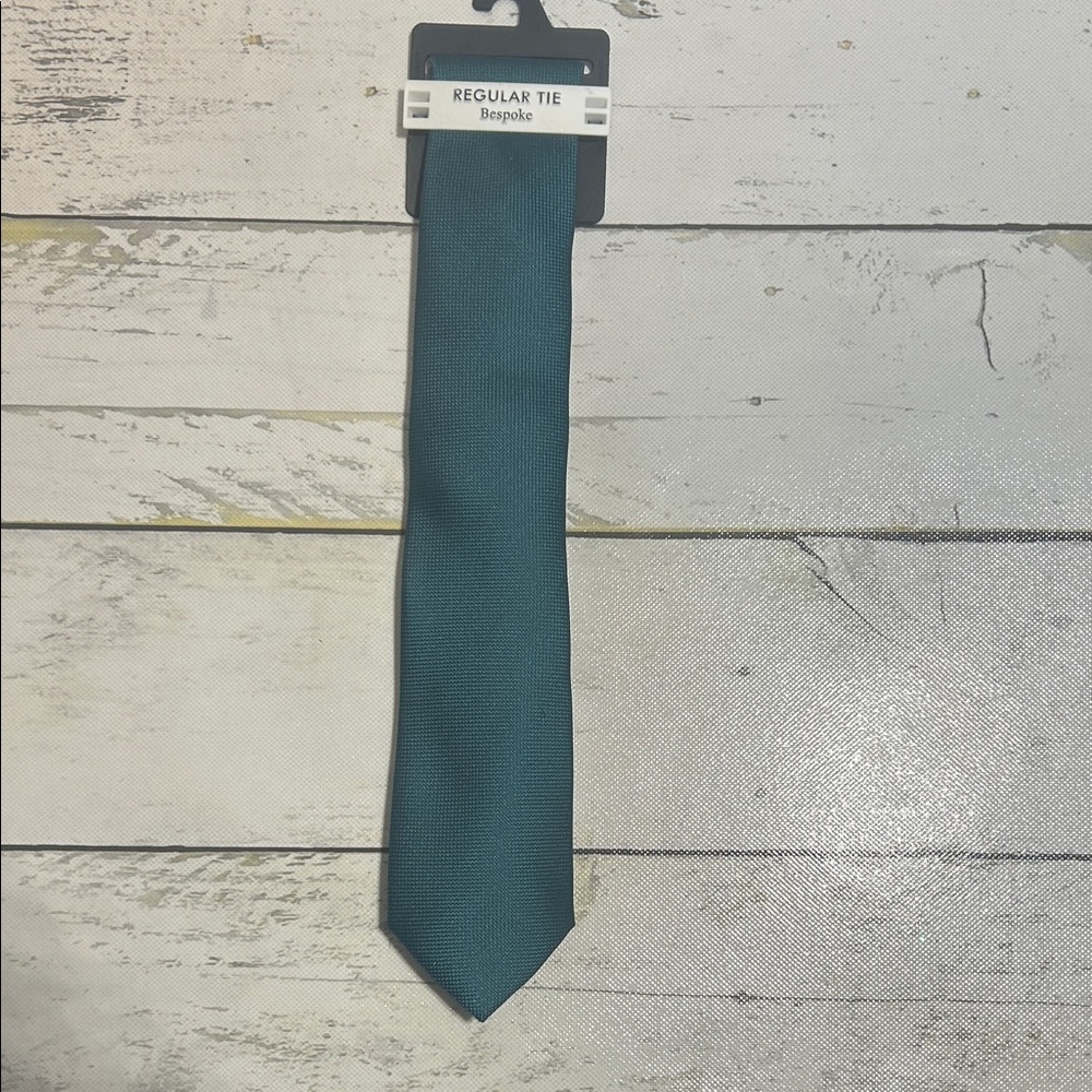 Bespoke Elegant Teal Men's Tie